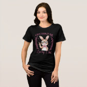 Cottontail Bunny Club | Cute Spring  Tri-Blend Shirt (Vorderseite voll)