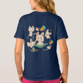 Cottontail Chaos Anpassbarer T - Shirt (Rückseite)