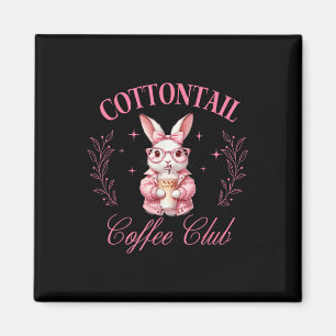 Cottontail Coffee Club Niedlich Ostern Magnet