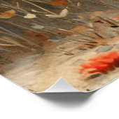 Cottontail Dream: Ein bisschen Whimsy Bunny Poster (Ecke)