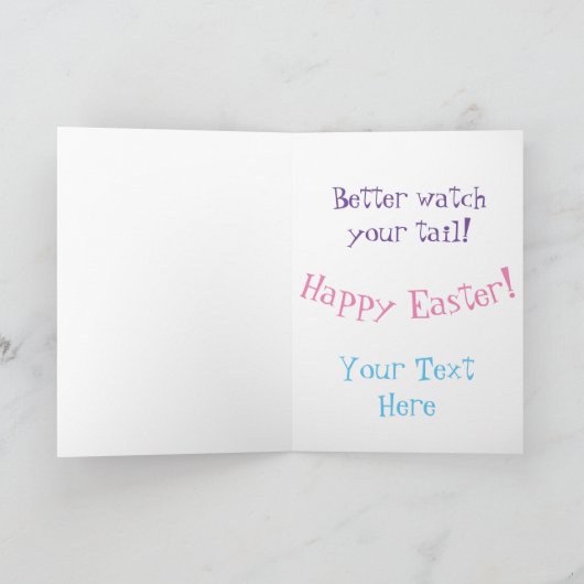 Cottontail Feiertagskarte (Innenseite)