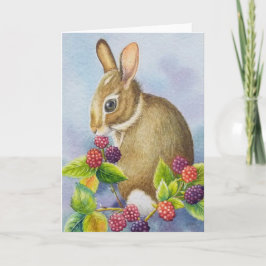 Cottontail Kaninchen und BlackBerry Karte