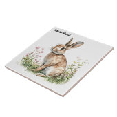 Cottontail Rabbit Fliese (Seite)