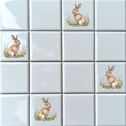 Cottontail Rabbit Fliese