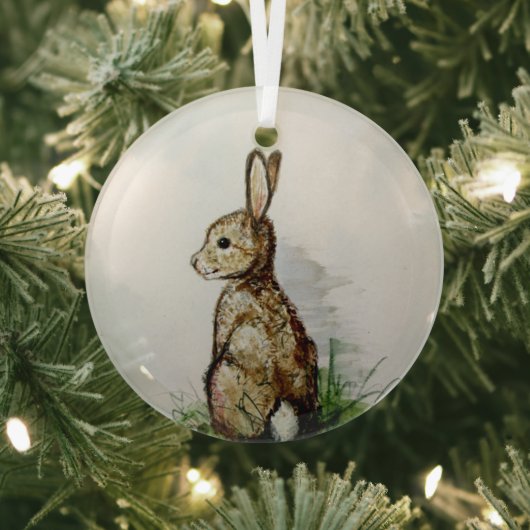 Cottontail von Hevener Ornament Aus Glas (InSitu)