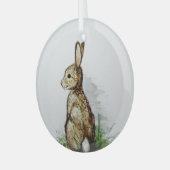 Cottontail von Hevener Ornament Aus Glas (Vorderseite links)