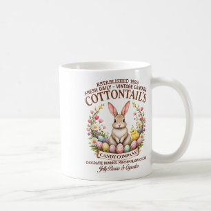 Cottontail's Candy Co. Vintag Ostern Osterhase Kaffeetasse