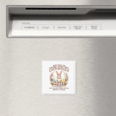 Cottontail's Candy Co. Vintag Ostern Osterhase Magnet (In Situ (Geschirrspüler))