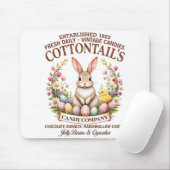 Cottontail's Candy Co. Vintag Ostern Osterhase Mousepad (Mit Mouse)