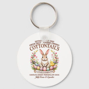 Cottontail's Candy Co. Vintag Ostern Osterhase Schlüsselanhänger