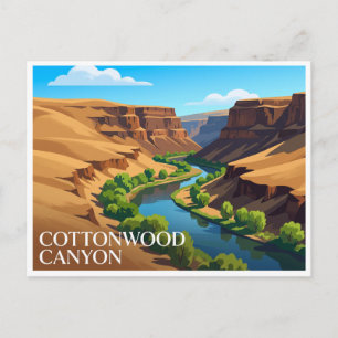 Cottonwood Canyon State Park Wasco Oregon Postkarte