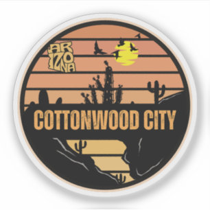 Cottonwood City, Arizona Aufkleber