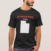 Cottonwood Heights Utah USA State America Travel U T-Shirt (Vorderseite)