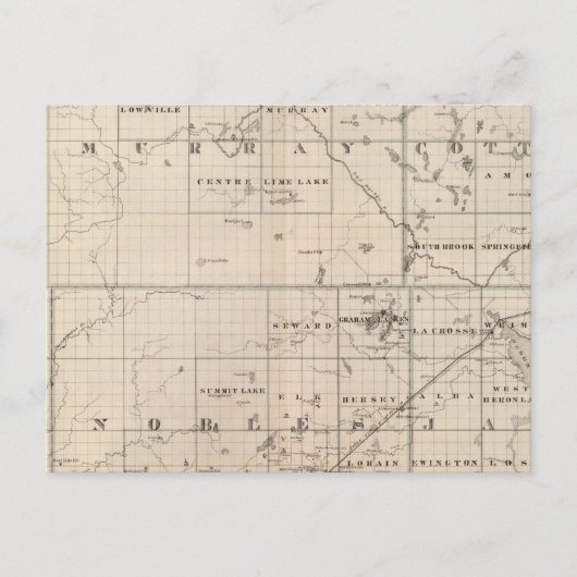 Cottonwood, Murray, Pipestone Landkreis, Minnesota Postkarte (Vorderseite)