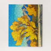 Cottonwoods by After Maynard Dixon Puzzle (Vertikal)