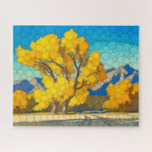 Cottonwoods by After Maynard Dixon Puzzle (Horizontal)
