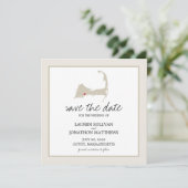 Cotuit Cape Cod Wedding Save the Date (Stehend Vorderseite)