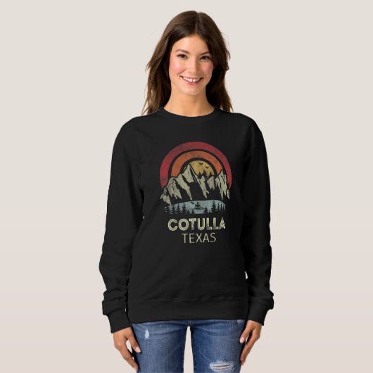 Cotulla Texas Mountain Sunset Sunrise Kayaking   Sweatshirt (Vorne ganz)