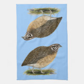 Coturnix-Pharao-Wachteln Handtuch (Vertikal)