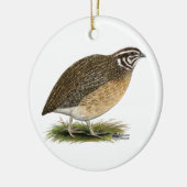 Coturnix Pharaoh Quail Keramikornament (Links)
