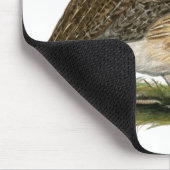 Coturnix Pharaoh Quail Mousepad (Ecke)