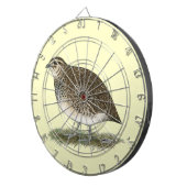 Coturnix Quail Hen Dartscheibe (Vorderseite rechts)