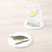 Coturnix Quail Hen Untersetzer (Seite)