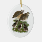 Coturnix Quail Keramik Ornament (Rechts)
