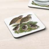 Coturnix Quail Untersetzer (Linke Seite)