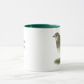 Coturnix-Wachtel-Henne Tasse (Zentrum)