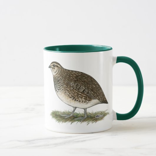 Coturnix-Wachtel-Henne Tasse (Rechts)