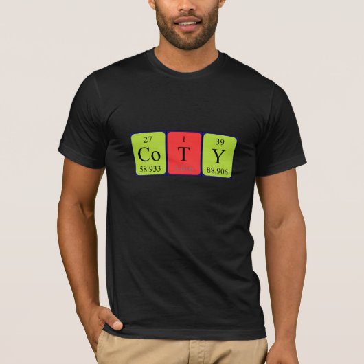 Coty Periodenname Shirt (Vorderseite)