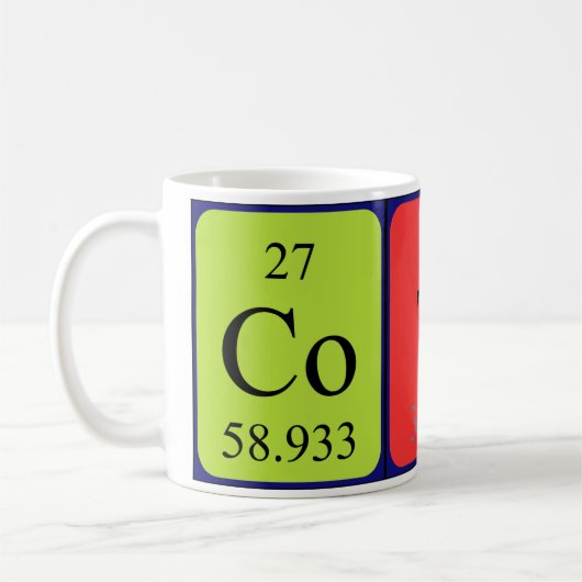 Coty Periodenname Tasse (Links)