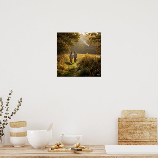 Cotzielcore Meadow Walk Poster (Küche)