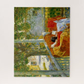 Couch auf der Porch, Cos Cob von Frederick Hassam Puzzle (Vertikal)