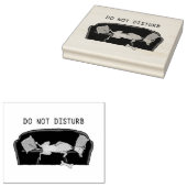 Couch Greyhound (fawn) Dog Lazy Sleeping Funny Gummistempel (Stempel)