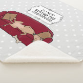 Couch Greyhound (fawn) Dog Lazy Sleeping Funny Sherpadecke (3/4)