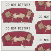 Couch Greyhound (fawn) Dog Lazy Sleeping Funny Stoff (Nahaufnahme)