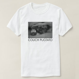 COUCH-KARTOFFEL-MOPS DER COUCH-PUGTATO T-Shirt