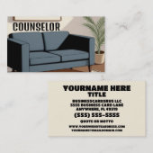 Couch Moderner Ratgeber Visitenkarte (Vorne/Hinten)