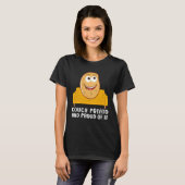 Couch Potato And Proud Of It TV Addicts Fun Sarcas T-Shirt (Vorne ganz)