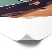 Couch Potato - Art Print Poster (Ecke)