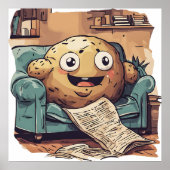 Couch Potato - Art Print Poster (Vorne)