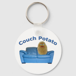 Couch Potato Button Schlüsselanhänger