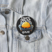 Couch Potato Funny Button (Beispiel)