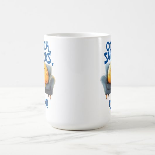 Couch Potato Funny Kaffeetasse (Mittel)