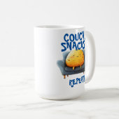 Couch Potato Funny Kaffeetasse (VorderseiteRechts)