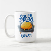 Couch Potato Funny Kaffeetasse (Links)