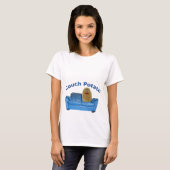 Couch Potato Funny Maternity T - Shirt (Vorne ganz)