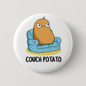 Couch Potato Funny Potato Pub Button (Vorderseite)